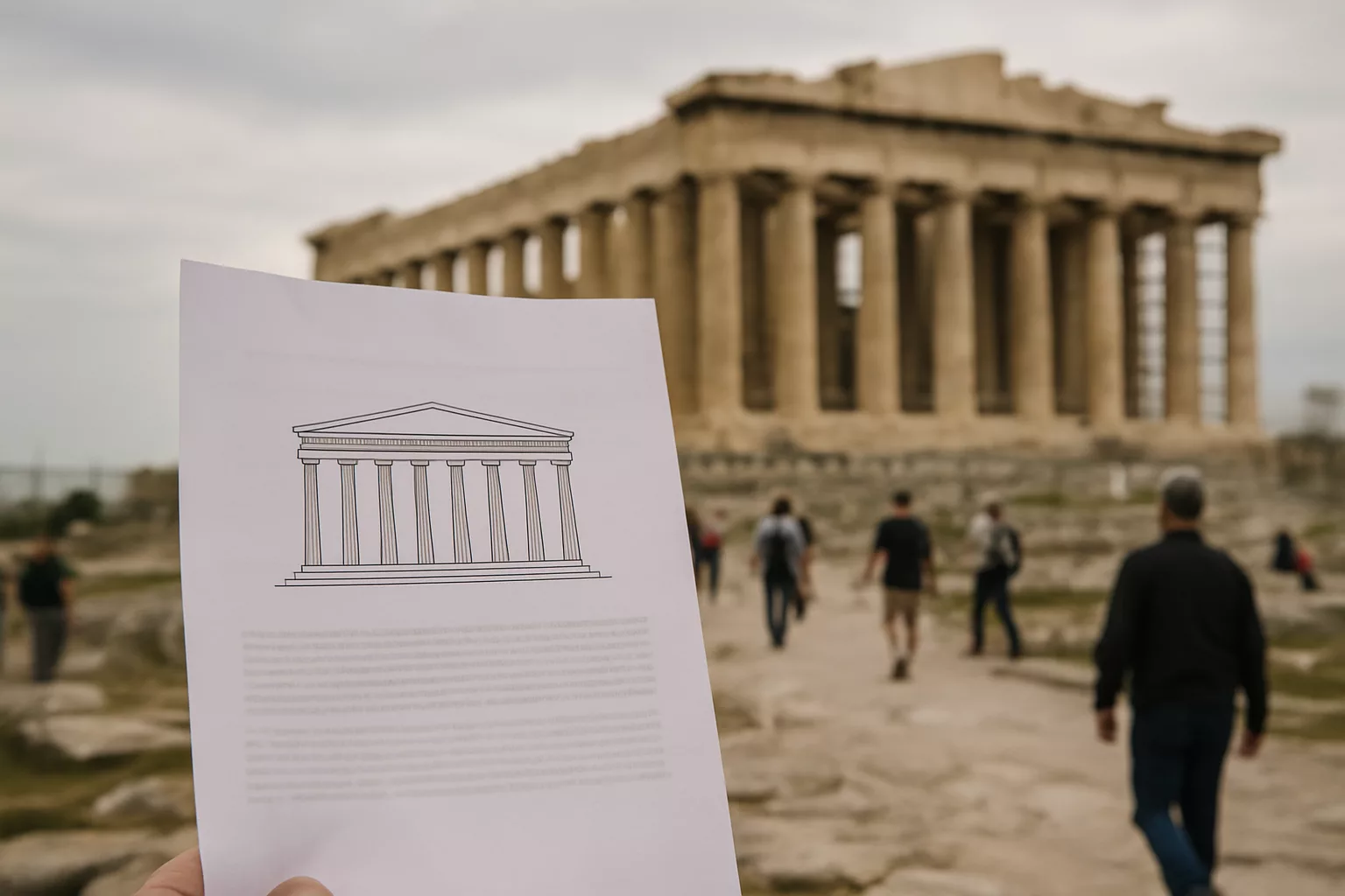 Il matematico di Oxford smonta le correzioni ottiche del Partenone: gli archeologi propongono di raddrizzarlo con il cemento