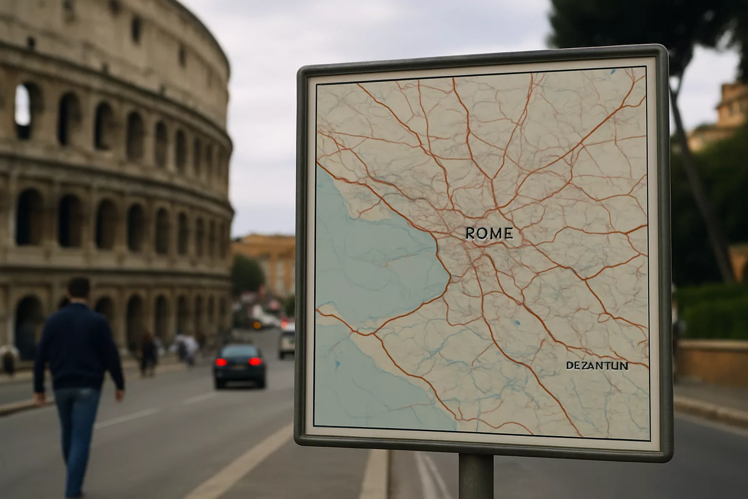 La rete stradale romana aveva il suo snodo più centrale a Bisanzio