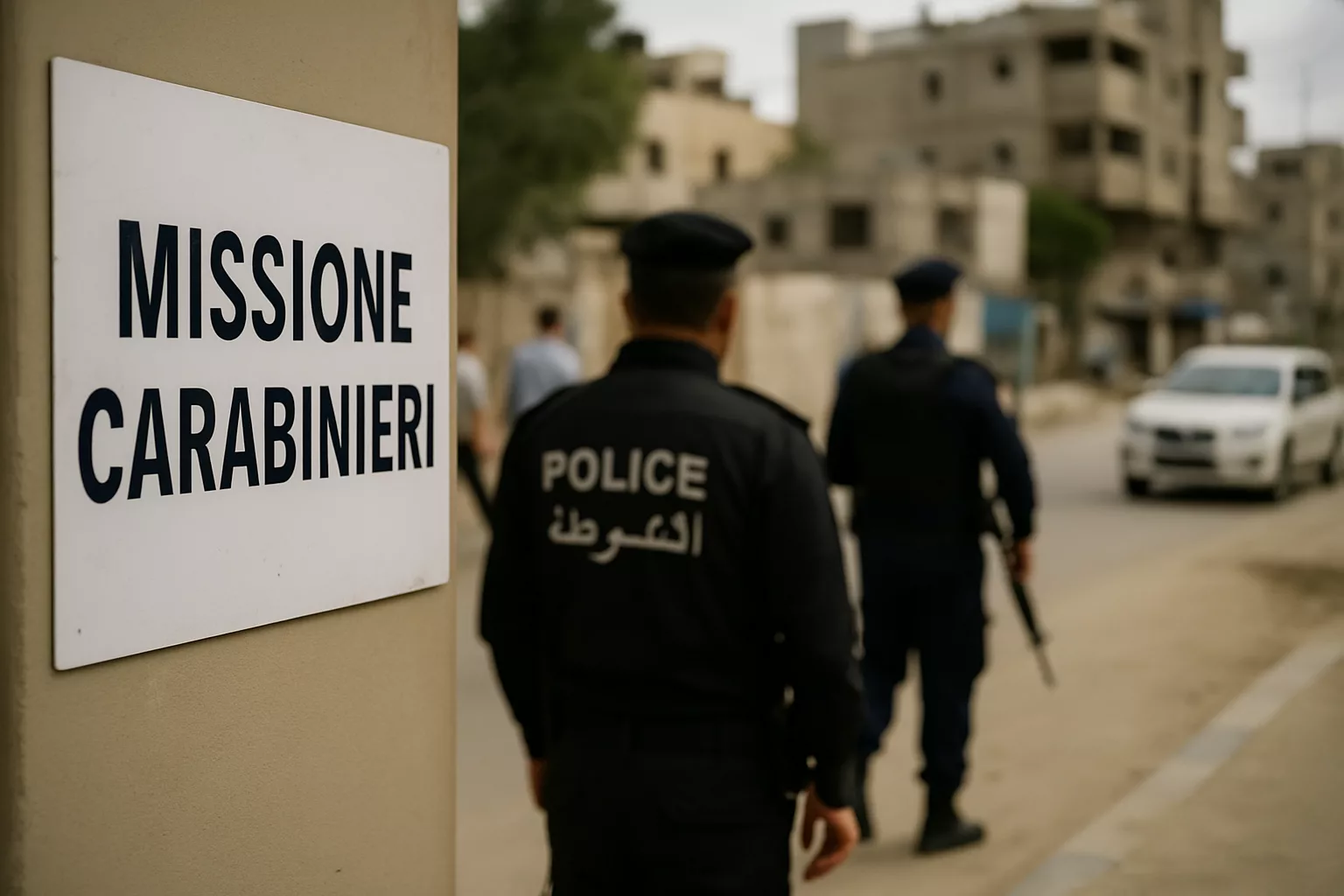 Gaza, Roma invierà i carabinieri a creare sicurezza appena la sicurezza sarà già stata creata