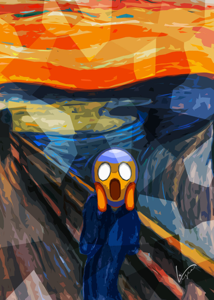 The Scream Emoticon