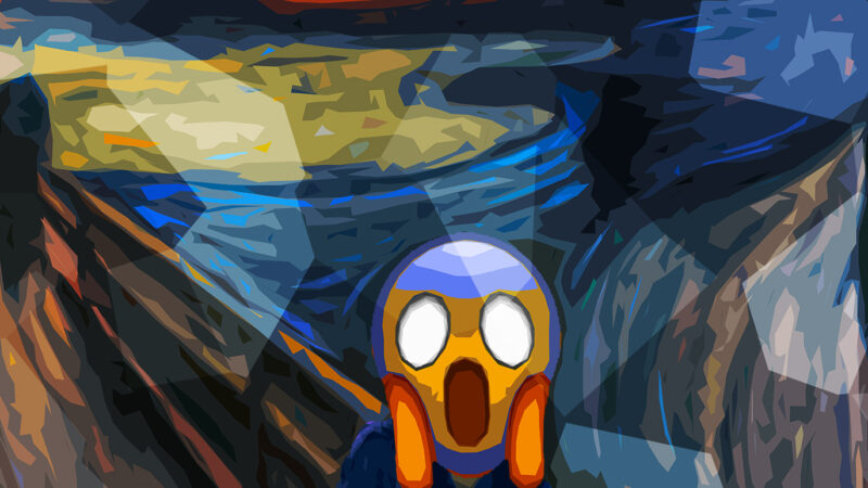 The Scream Emoticon